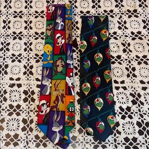 Warner Bros. Men's Novelty Ties - Multicolor & Black